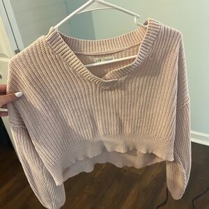 Aeropostale Blush Crew Neck Sweater